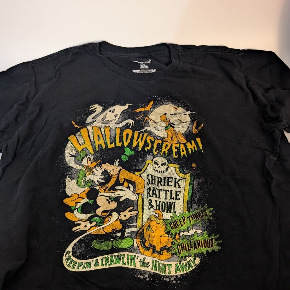 Disney Black Halloween Long Sleeve Tee